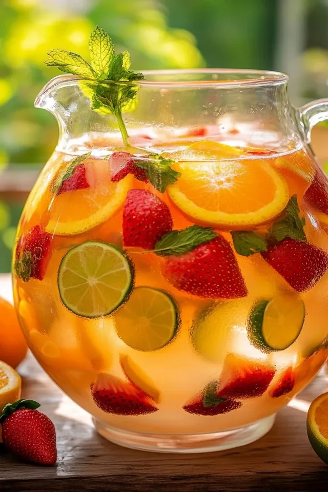 Erfrischende Sommerbowle alkoholfrei: Fruchtiger Genuss
