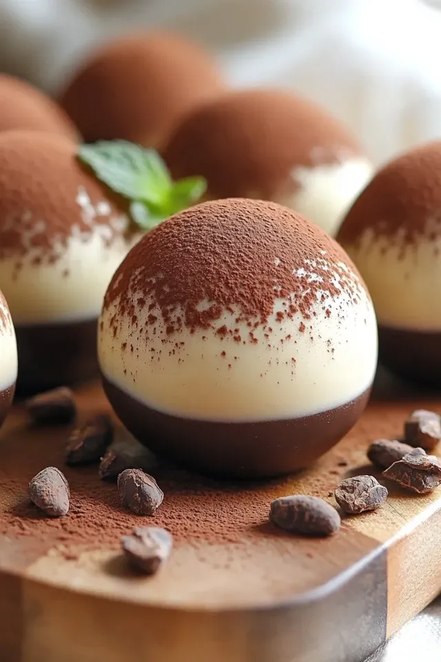 Verführerische Tiramisu-Kugeln für jeden Anlass