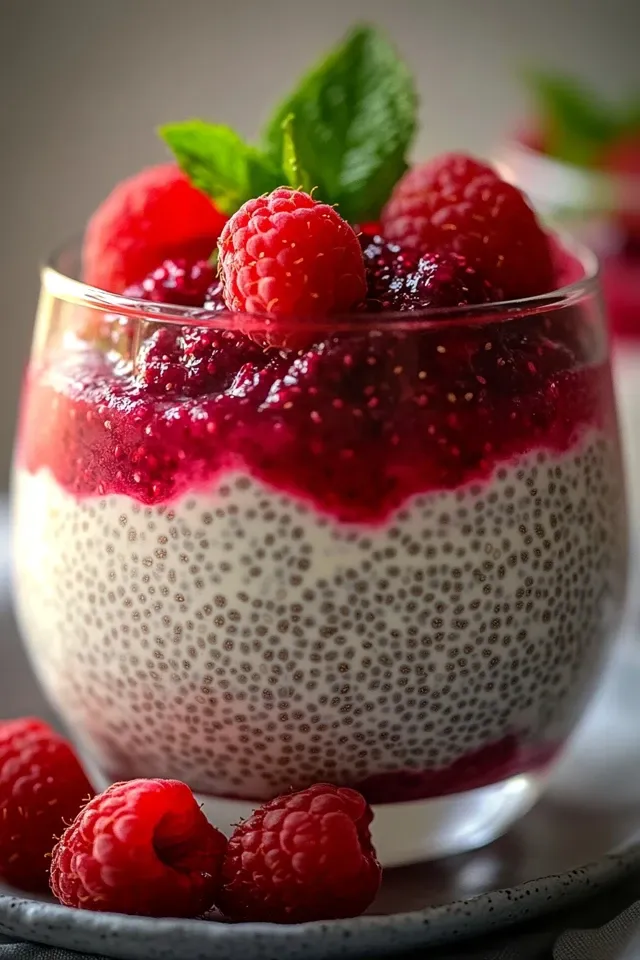 Vanille Himbeer Chia Pudding: Gesund und köstlich für den perfekten Start