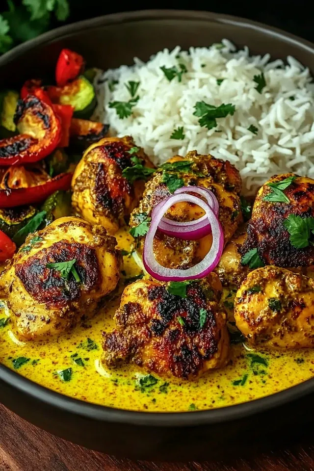 Perfektes peruanisches Aji Amarillo Hähnchen
