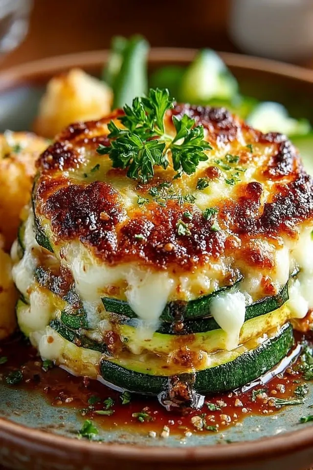 Zucchini Auflauf mit Hüttenkäse – einfach und gesund