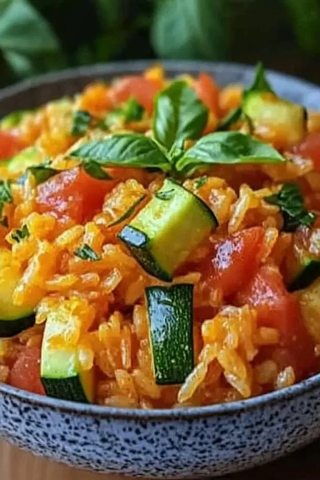 Zucchini-Tomaten-Reis: Ein echtes Wohlfühlgericht