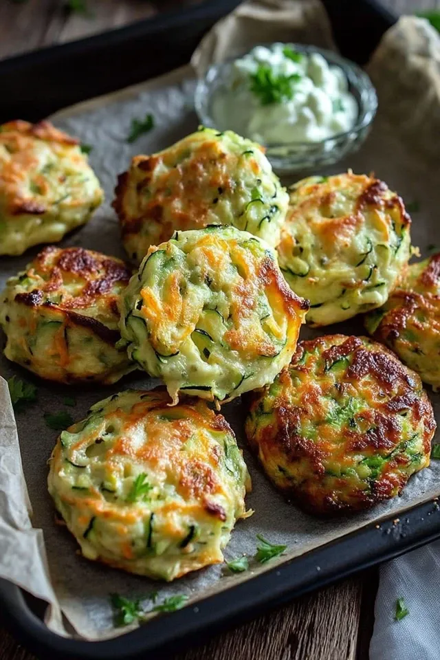 Zucchinipuffer aus dem Ofen: Ein Lieblingsrezept